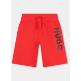 Hugo Športne kratke hlače G00034 D Rdeča Regular Fit