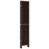  Sobna pregrada sa 6 panela tamnosmeđa masivno drvo paulovnije 40 x 200 cm | Shoptok.si