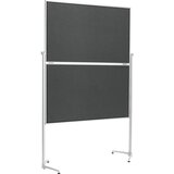 magnetoplan tabla za moderiranje evolution plus, zložljiva, siva klobučevina | Shoptok.si
