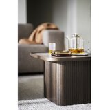Rowico Tamno smeđi stolić za kavu u dekoru hrasta ø 60 cm Sullivan – | shoptok.hr