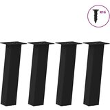 vidaXL Noge stolića za kavu 4 kom crne 42 cm čelik | shoptok.hr
