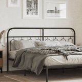 Maison Chic kovinsko posteljno vzglavje - vzglavna omarica - nočna omarica črno 193 cm, (21704847) | Shoptok.si