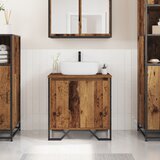 vidaXL Kopalniška omarica Stara lesena 60x35x60 cm Lesena | Shoptok.si
