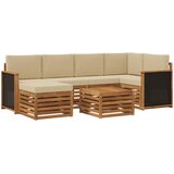  Set vanjskih sofa 6 kom. Prirodna | Shoptok.si