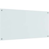 Bijela kuhinjska zaštita 120x60x0 6 cm od kaljenog stakla | shoptok.hr