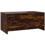 vidaXL Klubska mizica dimljeni hrast 90x50x41,5 cm iverna plošča | Shoptok.si