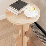 Kava Stol Prirodna 39,5 x 39,5 x 53,5 cm Masivna borovina | shoptok.hr