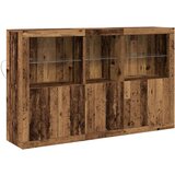  omarica z LED lučmi Stari les 162x37x100 cm | Shoptok.si