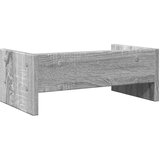  Stalak za monitor siva boja hrasta 42x24x16cm konstruirano drvo | shoptok.hr