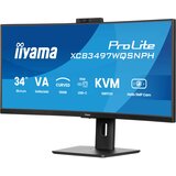 Iiyama XCB3497WQSNPH-B1 LED zaslon Energetska učinkovitost 2021 F (A - G) 86.4 cm (34 palac) 3440 x 1440 piksel 21:9 0.4 | Eponuda.ba