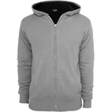 Urban Classics Knitted Winter Zip Hoody gry/blk
