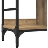 vidaXL Strani šal Rjava 102 x 32 x 73.5 cm Konstruiran les | Shoptok.si