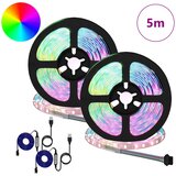  LED traka 2 pcs Crna i prozirna 2500 mm Bakar i plastika | shoptok.hr