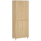  Visoka komoda hrasta sonome 69,5x34x180cm od konstruiranog drva Slike