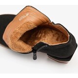 Resti Black Lemere square heeled boots | Shoptok.si