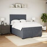  Krevet s oprugama i madracem tamnosivi 140x190 cm baršunasti | shoptok.hr