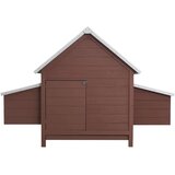  Kokošnjak rjav 157x97x110 cm iz lesa | Shoptok.si
