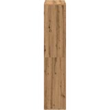 Pregrada s knjižno omaro artisan hrast 69,5x29x137,5cm inž. les Slike