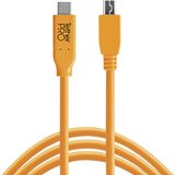 Tethertools USB-C to 2.0 Micro- B 5-Pin 4,60m orange | shoptok.hr