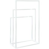  Samostojeći stalak za ručnike bijeli 48 x 24 x 79 cm željezni | shoptok.hr
