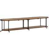 Maison Chic TV omarica - TV stojalo - Televizijska omarica 200x42x40 cm trden akacijev les, (21702169) | Shoptok.si