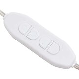 vidaXL Stensko ogledalo z LED lučkami kvadratno steklo | Shoptok.si