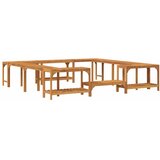 vidaXL Obrobje vroče kadi Rjava 255 x 255 x 55,5 cm, (5000221668) Cene