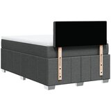  Krevet box spring s madracem tamnosivi 120 x 190 cm tkanina | shoptok.hr