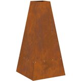  Ognjište s odlaganjem drva 50x50x100 cm od otpornog čelika | shoptok.hr