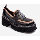 Kesi Women's leather loafers D&A Black | Shoptok.si