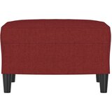vidaXL Stolček za noge rdeč 60x50x41 cm blago | Shoptok.si