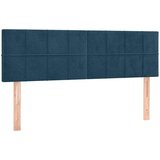  Uzglavlja tamnoplava 144x5x78/88 cm baršunasta | shoptok.hr