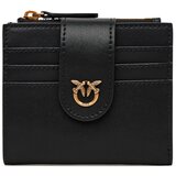 Pinko Majhna ženska denarnica Multi Purpose Wallet 103610 A0F1 Črna Cene