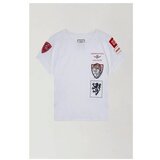 Aeronautica Militare Majice s kratkimi rokavi TS2235DJ51073009 Bela Cene