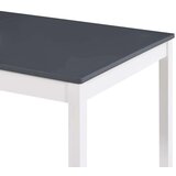 In Jedilna miza bela in siva 180x90x73 cm borovina | Shoptok.si
