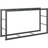 Furnova Stojalo za drva črno 110x30x61 cm jeklo, (21912667) | Shoptok.si