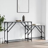 Furnova Komplet konzolnih mizic 2-delni siva sonoma inženirski les, (21913938) | Shoptok.si