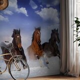  Foto tapeta - Horses in the Snow 350x256 Premium | shoptok.hr