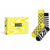 Happy Socks Nogavice Gift Box Zig Zag 2-pack