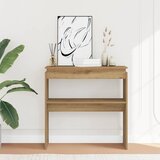 vidaXL Konzolni stol Artisan hrast 80x30x80 cm konstruirano drvo | shoptok.hr