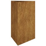 Maison Chic Vrtno korito - Greda - Cvetlični Lonec 50x43x75 cm corten jeklo, (21789989) | Shoptok.si