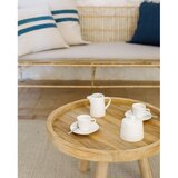 Kave Home Okrugao stolić za kavu od masivne tikovine u prirodnoj boji ø 55 cm Glenda – | shoptok.hr