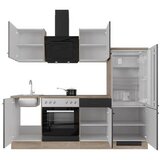 Flex-Well Kuhinjski Blok Capri, Črna, Hrast | Shoptok.si