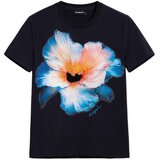 Desigual Majica boja pijeska / plava / crna Cijene