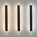  LED spoljašnje zidno svetlo WOW LED/11W/230V 3000/4000/6000K 60 cm IP54 crno | Eponuda.com