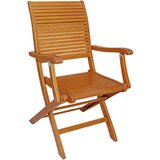 SUNFUN Vrtni stol Sunfun Diana (54,5 x 63,5 x 92 cm, evkaliptus, rjava) | Shoptok.si