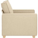 vidaXL Sofa fotelja krem 60 cm tkanina | shoptok.hr
