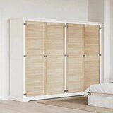  Vrata omare z vrati 4 pcs Naravna 170 x 2,1 x 59,5 cm, (5000131263) | Shoptok.si