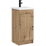vidaXL Kupaonski Lavabo - Umivaonik s sudoperom Hrast artisan 42 x 40 x 84 5 cm - Hrast artisan 42 x 40 x 84 5 cm | shoptok.hr