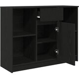 Komoda s ladicama crni hrast 101x35x76 cm konstruirano drvo | shoptok.hr